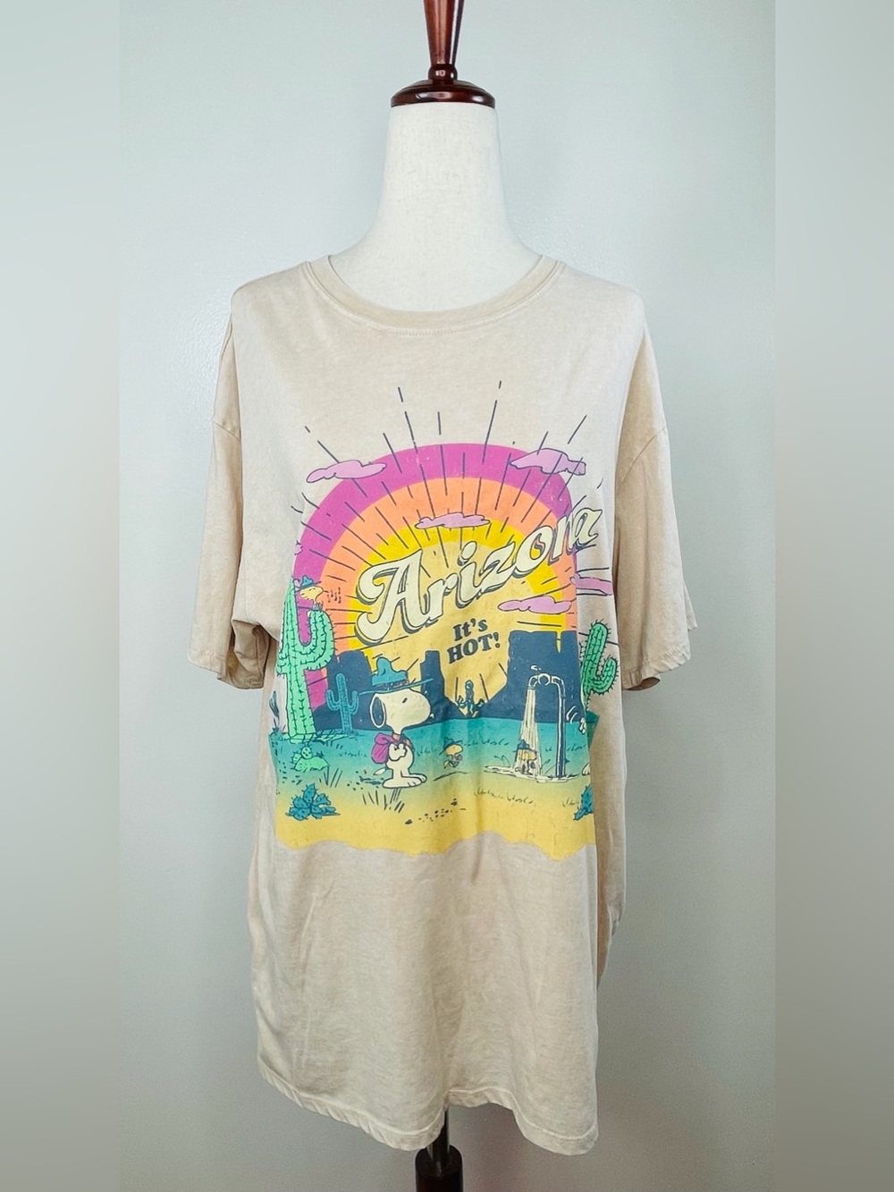 Peanuts Arizona Snoopy Graphic Tee Shirt - Picture 2 of 7